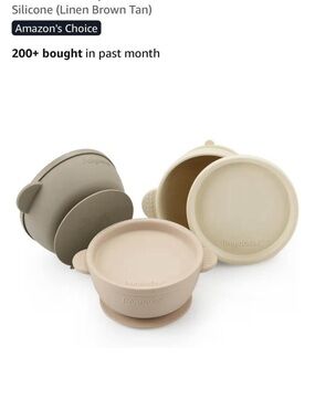 PANDAEAR SILICONE SNACK BOWLS - NEW